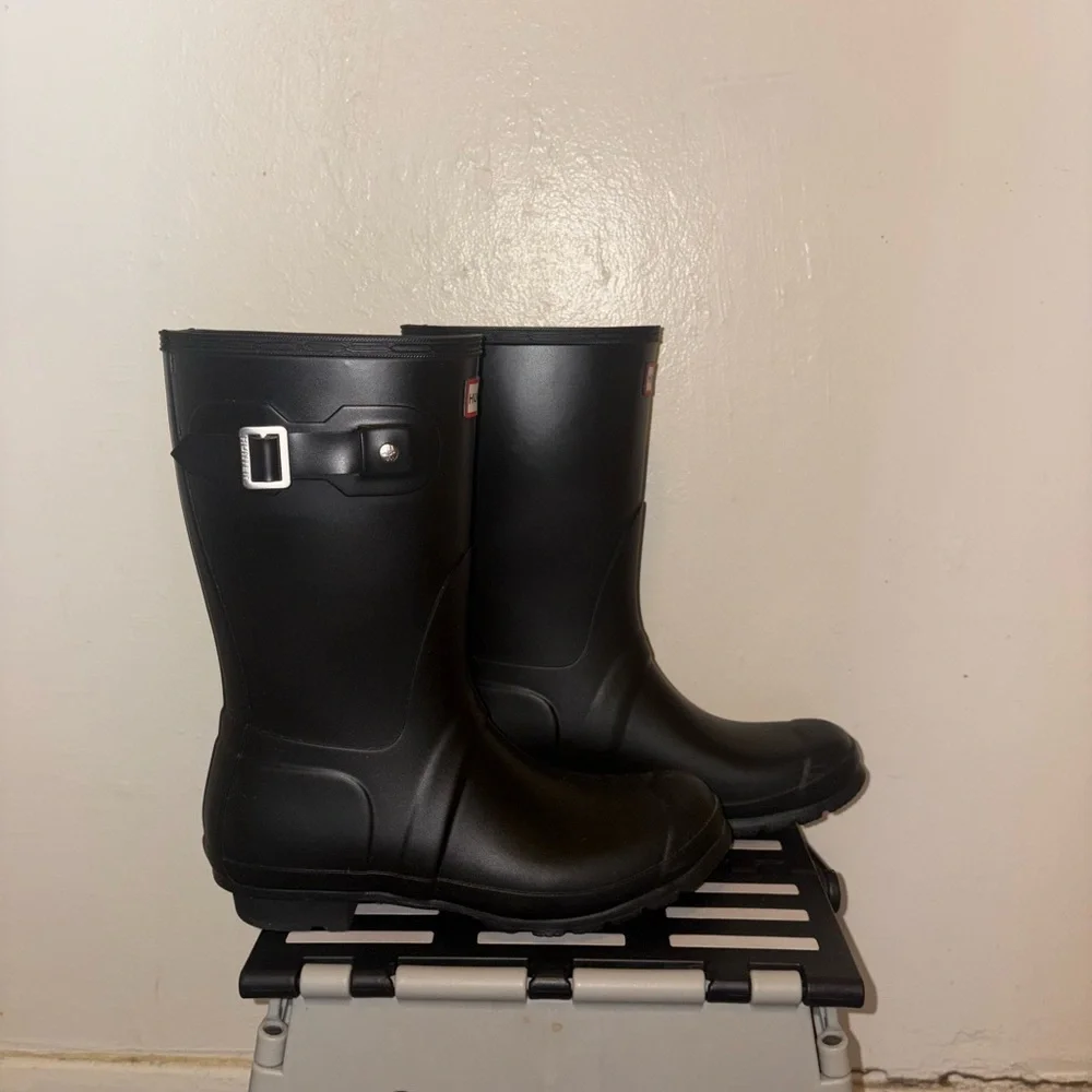 Hunter Black Rain Boots